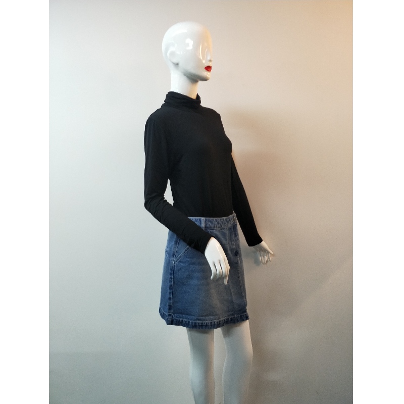 LADIES \ LIGHT WASH DENIM SKIRT RLWSK0001M