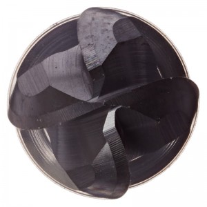 Kiinteä kovametallipallo-nenäpäämylly, päällystetty, 4 uraa, 1/4 \