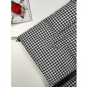 VALKOISEN \u0026 MUSTAN KONTRASTINEN MIESTEN PUFERITAKKI RLMPC0021N