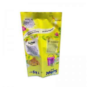 Painettu pesujauhepakkauspussi / pyykinpesuainepakkaus / muovipussipakkaus