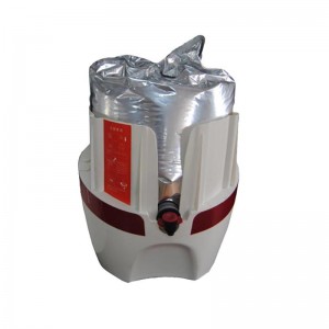 Nestemäyttöinen muovipussi laatikossa juomaveden mehu 5 litran aseptinen pakkauspussi maidolle