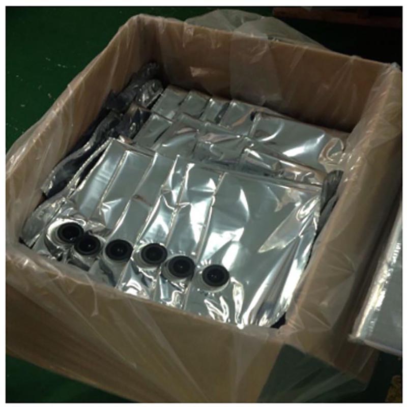 Muoviset 10L: n aseptinen tyhjä pussi laatikkoviinissä 1L 20 litran pussi-laatikossa pohjapussi venttiilillä