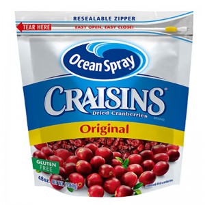 Ilmatiivis alumiini-vetoketjullinen laukku kuivattujen hedelmien pakkaamiseen / vetoketjullinen lukko Mylar-pystytasku kuivattuihin marjoihin