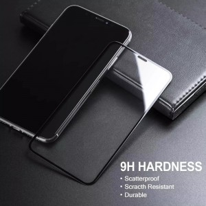3D-kansi, karkaistu lasinen näytönsuoja iPhone XI / XI MAX 2019 -laitteille