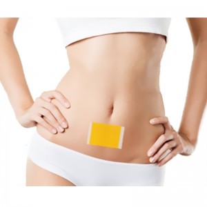 Pieni keltainen hoikka laastari