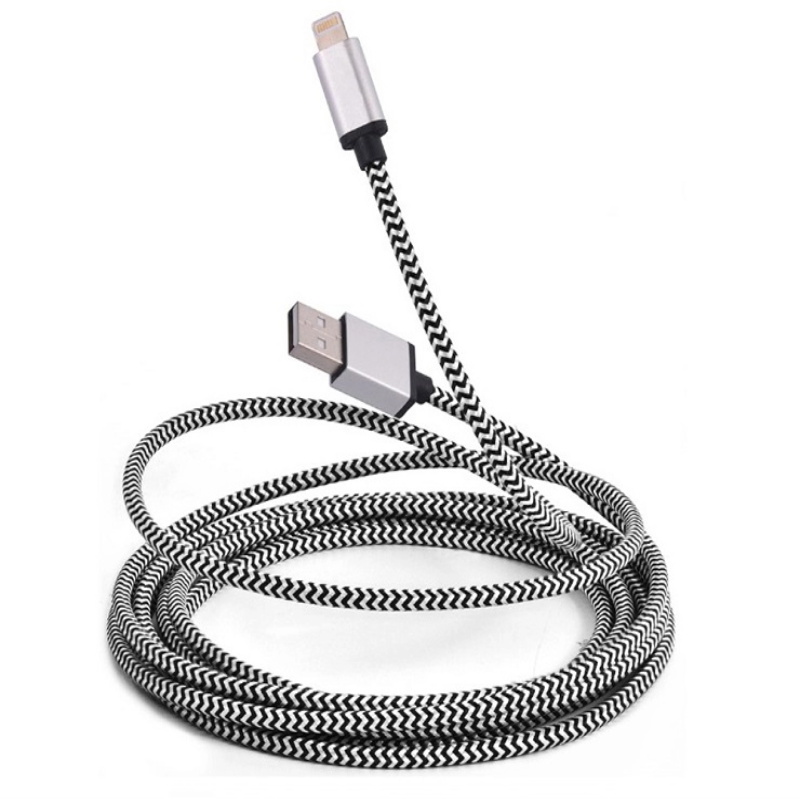 Nylon punottu datakaapeli