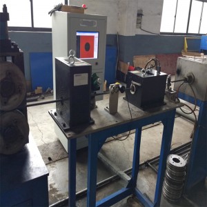 On-line pyörrevirran testausjärjestelmä jousiteräslankalle ECH7002