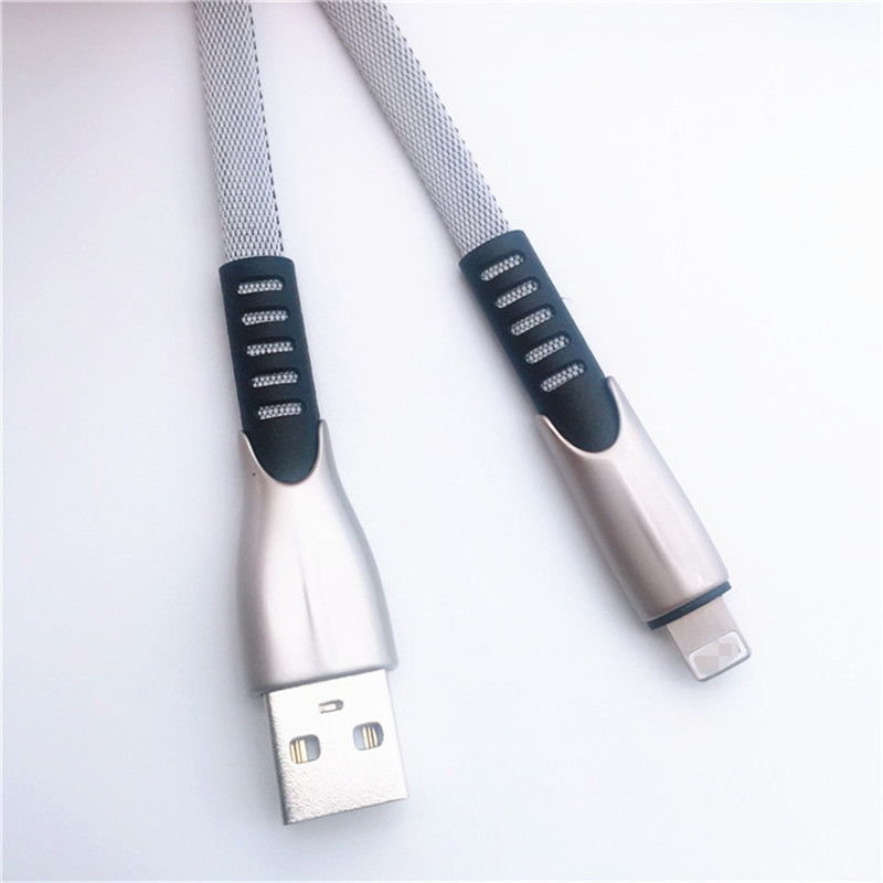 KPS-1001CB 8PIN Wholesale 1m vahva nopea lataus USB 2.0 8pin lataus- ja synkronointikaapeli