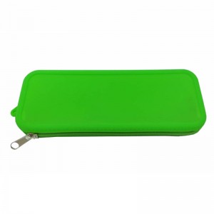 Mukautettu uutuuden opiskelija silikoni kynälaukku kynä