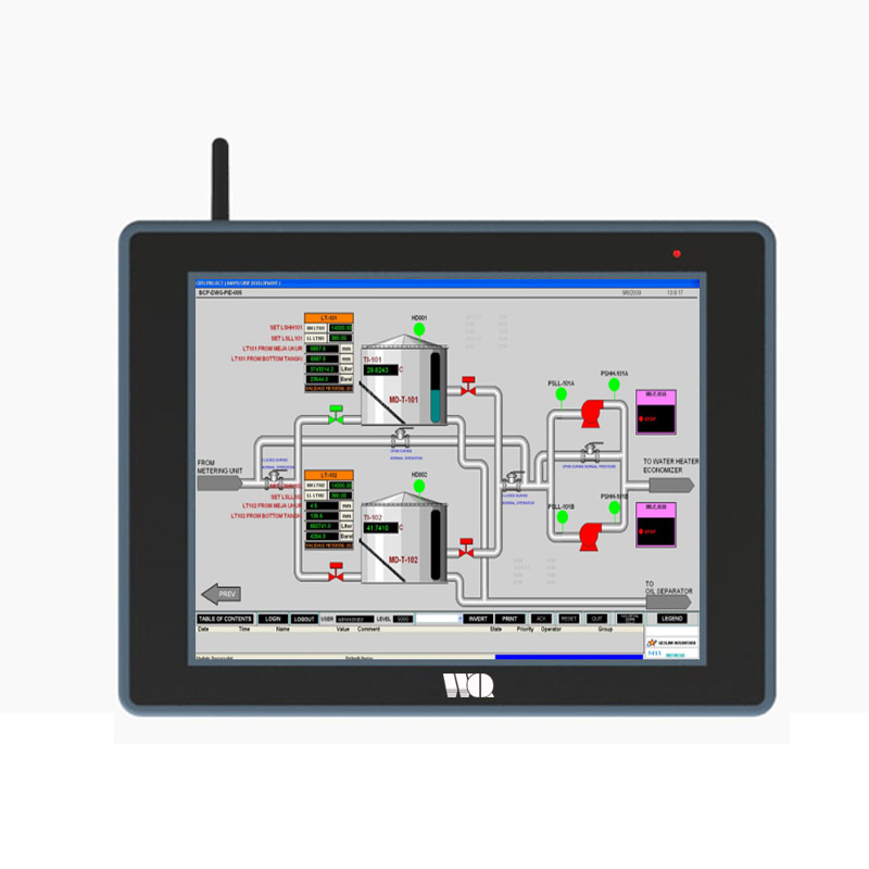 10,4 tuuman all-in-one-teollinen kosketusnäyttötaulutietokone Mini PC