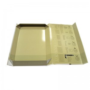 Mukautettu kirjatyyppinen lahjapakkaus kosmeettisille pakkauksille