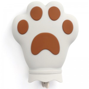 Silikoni kuuman veden laukku mini räjähdyssuojavilla sametti lämmin käsilaukku