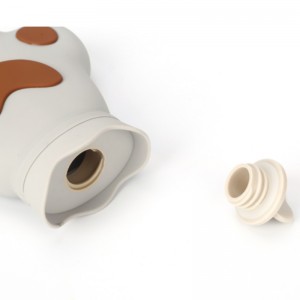 Silikoni kuuman veden laukku mini räjähdyssuojavilla sametti lämmin käsilaukku