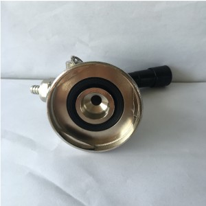 Tyyppi G Beer Keg -kytkin paineenalennusventtiilillä Ergonominen vipukahva ruostumattomalla