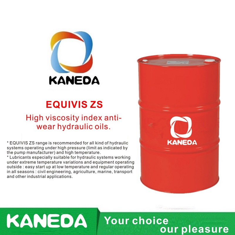 KANEDA EQUIVIS ZS Korkeaviskositeettinen indeksi kulumisenestohydrauliöljyjä.