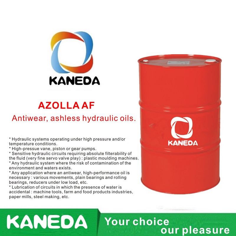 KANEDA AZOLLA AF Antiwear, tuhkattomat hydrauliöljyt.