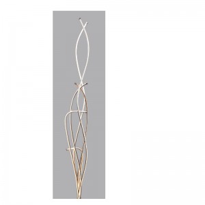 LED-lattiavalaisin alumiininauhalla