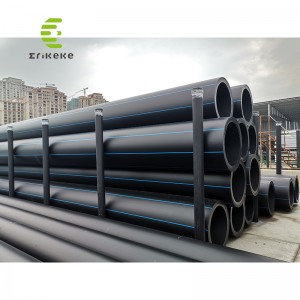Korkeapaineinen 50 vuoden elinikäinen HDPE-putki / HDPE-muovi