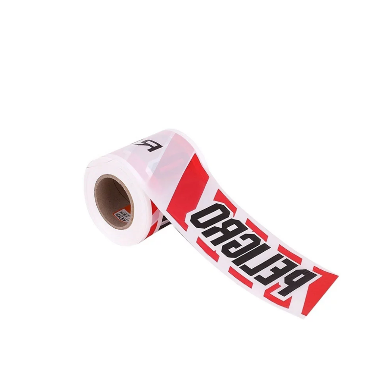 Mukautettu väri PE Ei tunnistettava Varoitus Teippi halpa hinta barrikadi