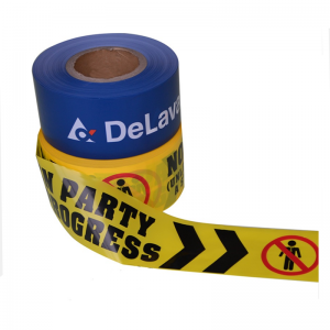 Erinomainen, vedenpitävä, erittäin luja, sisäänvedettävä barrikadenauha