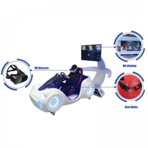 VR Racing Globalin kuuma myynti teemapuistolaitteet kolmiakselinen 3DOF