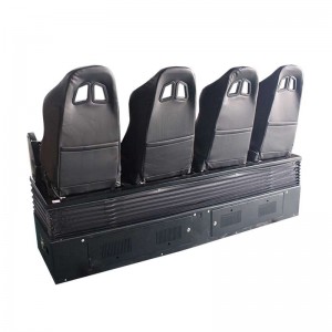 Mielenkiintoinen teatteri 4-paikkainen 9dvr-elokuva 3 dof dynaaminen alusta