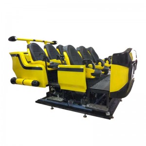 Uudet huvipuistovarusteet 6 dof-simulaattorin liikealusta 9d vr avaruusalus 6 istuinta 9dvr perheelle