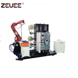 Ikkunoiden ja ovien laitteistotarvikkeet käsittelevät automaattista kiillotusrobottia