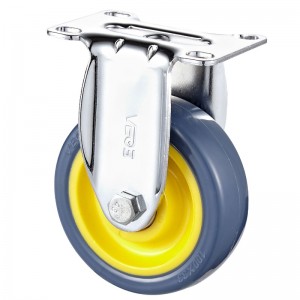 Keskikokoinen käyttö - kromattu kotelo oranssilla TPE-pyörällä 1