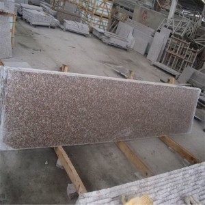 G687 persikkapunainen graniittilaatta lattialaatat