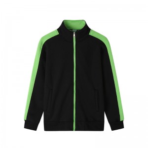 # 309-berberin fleece kaksivärinen vetoketjullinen pusero