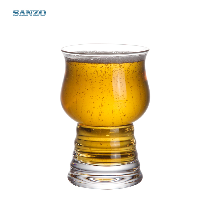 Sanzo 6oz olutlasi mukautetulla painetulla olutlasilla kahdeksankulmainen olutlasi