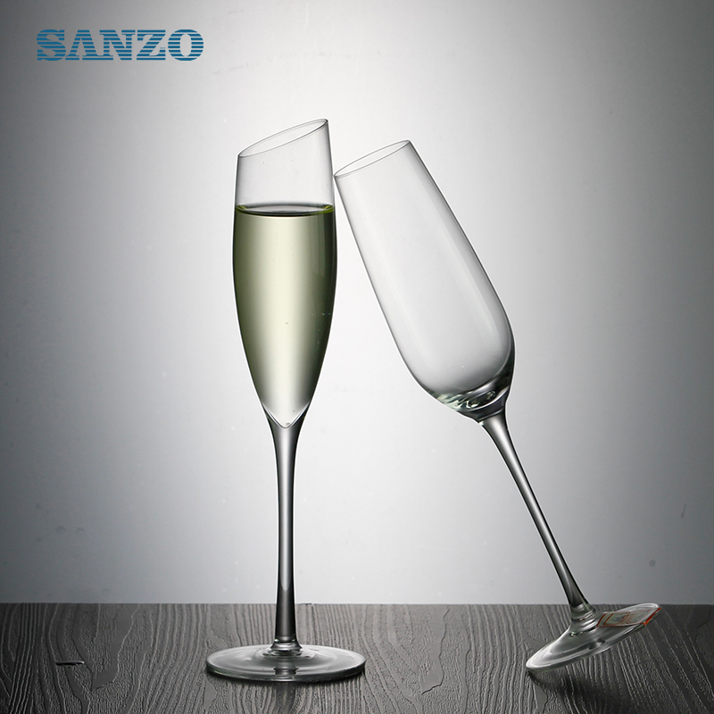 SANZO boheemi samppanjalasi räätälöity käsintehty lasi samppanjakuppi myynninedistämistarkoituksessa kuuma myynti värillinen samppanjalasi