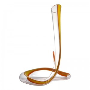 Maaginen käärme tyylilasi punaviini dekantteri \/ Flagon 1200ml \/ 40oz sileät risteykset