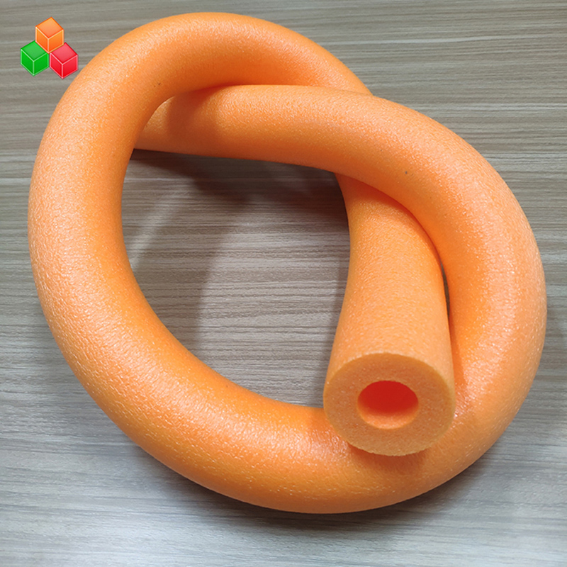 Dongguan mukautettu logonmuoto ROHS 10mm 20mm valkoinen laajennettu epe polyeteenivaahto tukijalka sauva putki nuudeliputki lapsille / aikuisille