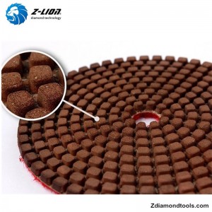 ZL-123F timanttihartsityynyt täyttökuparilla kiville