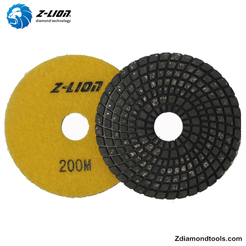 ZL-123CM 4 tuuman betonin kiillotushartsityynyt täyttömetallilla