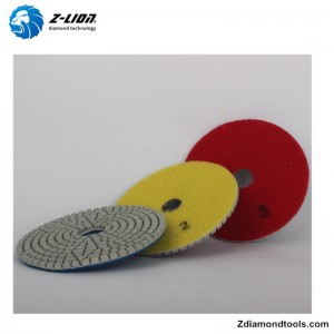 ZL-123s 4 tuuman timantti hartsi kiillotussienet varten kivityökalujen