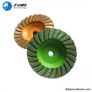 ZL-21 timanttikupipyörä 4 tuumaa kivin, betonin hiontaan