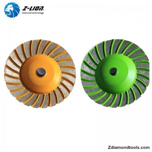 ZL-21 timanttikupipyörä 4 tuumaa kivin, betonin hiontaan