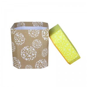 Erityisen koon kansi tuoksuva kynttilän lahjapakkaus