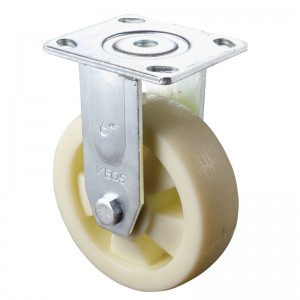 Heavy Duty - kromaus kotelo valkoinen TPE pyörä