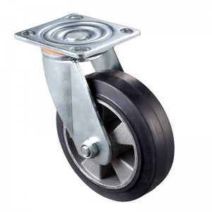 Heavy Duty - kromipinnoitettu kotelo, jossa Black2 TPE-pyörä