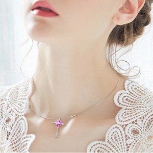 Enkelin siivet kaulakoru sydän riipus rakkauskirje kaulakoru safiiri ametisti jalokivi kaulakoru naisille 925 sterlinghopea