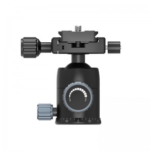 KINGJOY G0S uusi muotoilu, 360 asteen kiertopallopää, arca-sveitsin pikakiinnityslevy