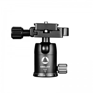 KINGJOY G00 uusi muotoilu, 360 asteen kiertopallopää, arca-sveitsin pikakiinnityslevy