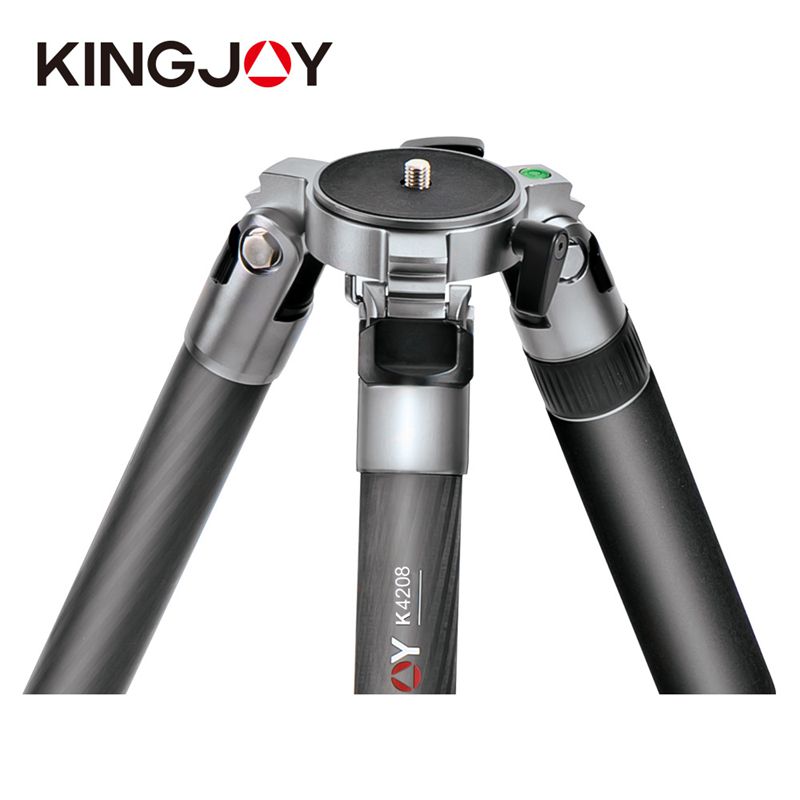 Kingjoy K4008 korkea marginaali ammattikäyttöön tarkoitettu yhdistelmätyyppinen alumiininen raskas kuormituslujuus videokameran jalustajalusta