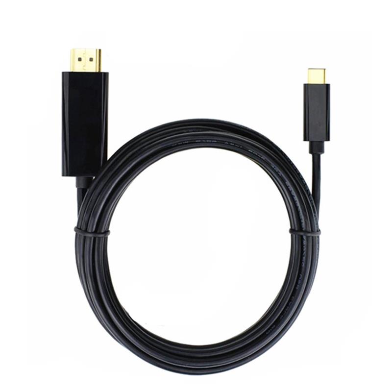 USB C – HDMI -kaapeli 6ft (4K @ 60Hz), tyyppi C – HDMI-kaapeli [yhteensopiva Thunderbolt 3] MacBook Pro 16 '' 2019/2018/2017, MacBook Air / iPad Pro 2019/2018, Surface Book 2, Samsung S10 , ja enemmän