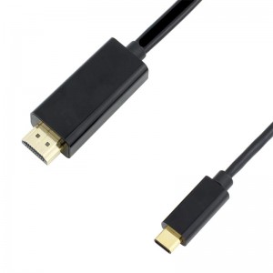 USB C – HDMI -kaapeli 6ft (4K @ 60Hz), tyyppi C – HDMI-kaapeli [yhteensopiva Thunderbolt 3] MacBook Pro 16 '' 2019\/2018\/2017, MacBook Air \/ iPad Pro 2019\/2018, Surface Book 2, Samsung S10 , ja enemmän