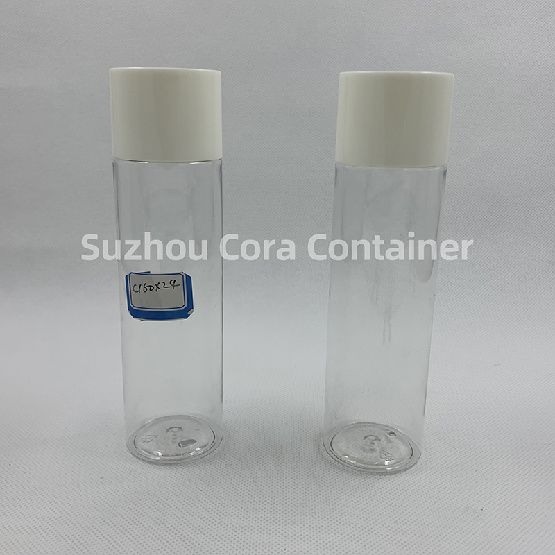 160ml kaulan koko 24mm Lemmikkieläinten kosmeettinen pullo ruuvimeissukan kanssa